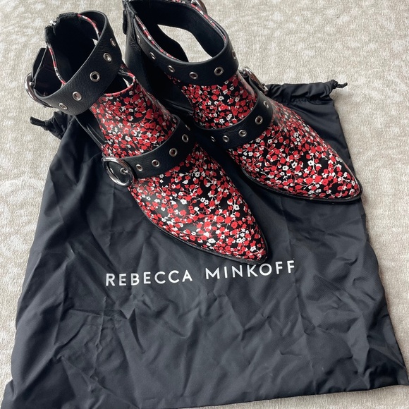 Rebecca Minkoff Kianna Cutout Floral Booties, Women’s Size 9 - Picture 1 of 13